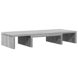 Vidaxx support de moniteur réglable 60x24x10,5 cm bois gris sonoma