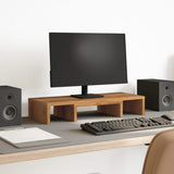 VidaXL Support pour moniteur réglable 60x24x10,5cm bois chêne artisanal