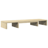 Vidaxx support d'écran réglable 80x24x10,5 cm bois chêne sonoma