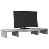 Vidaxx support d'écran réglable 80x24x10,5 cm bois gris sonoma