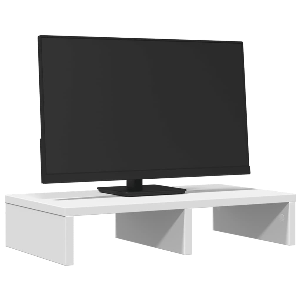 Vidaxx support pour moniteur 50x27x10 cm bois d'ingénierie blanc