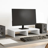 Vidaxx support pour moniteur 50x27x10 cm bois d'ingénierie blanc