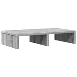 Vidaxxl support pour écran 50x27x10 cm bois d'ingénierie chêne sonoma gris