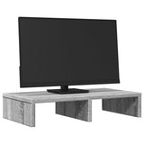 Vidaxxl support pour écran 50x27x10 cm bois d'ingénierie chêne sonoma gris