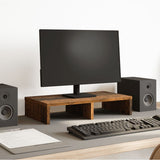 Vidaxxl support pour moniteur 50x27x10 cm bois traité, couleur bois ancien