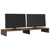 Vidaxxl support pour écran 100x27x10 cm bois d'ingénierie chêne brun