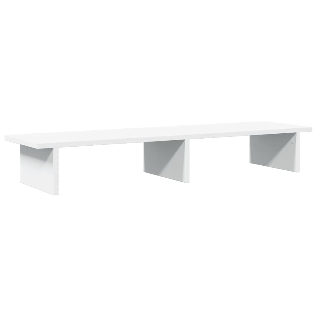 Vidaxx support pour moniteur 100x27x15 cm bois d'ingénierie blanc