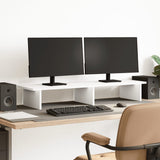 Vidaxx support pour moniteur 100x27x15 cm bois d'ingénierie blanc