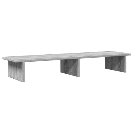 Vidaxxl support pour écran 100x27x15 cm bois d'ingénierie chêne sonoma gris