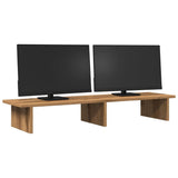 VidaXL Support pour moniteur 100x27x15 cm bois travaillé, chêne artisanal