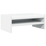 Vidaxxl support pour écran 42x24x16 cm bois d'ingénierie blanc