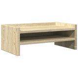 Vidaxxl support pour moniteur 42x24x16 cm bois fini couleur chêne sonoma