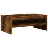 Vidaxxl support pour moniteur 42x24x16 cm bois traité, chêne fumé