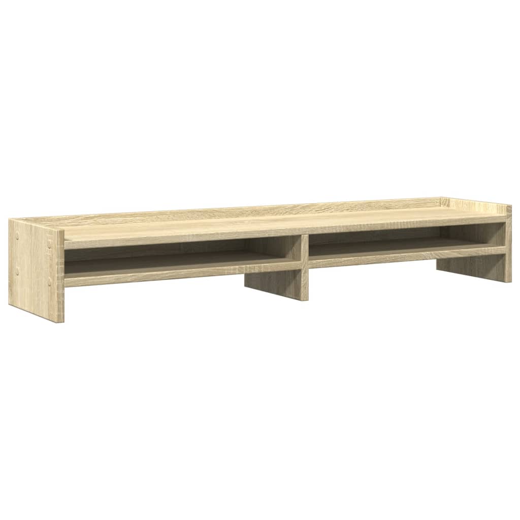 Vidaxxl support pour écran 100x24x16 cm en dérivé du bois couleur chêne sonoma