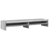 Vidaxxl support pour écran 100x24x16 cm bois d'ingénierie chêne sonoma gris