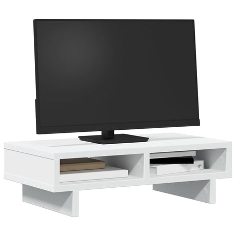 Vidaxx support pour moniteur 50x27x15 cm bois d'ingénierie blanc