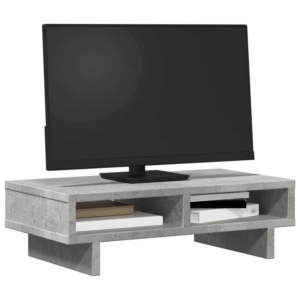 VidaXL monitor standard 50x27x15 cm processed wood concrete price