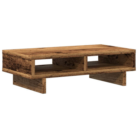 Vidaxxl support pour moniteur 50x27x15 cm bois traité, couleur bois ancien