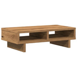 VidaXL support pour moniteur 50x27x15 cm bois travaillé, couleur chêne artisanal