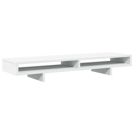 Vidaxx support pour moniteur 100x27x15 cm bois d'ingénierie blanc