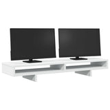 Vidaxx support pour moniteur 100x27x15 cm bois d'ingénierie blanc