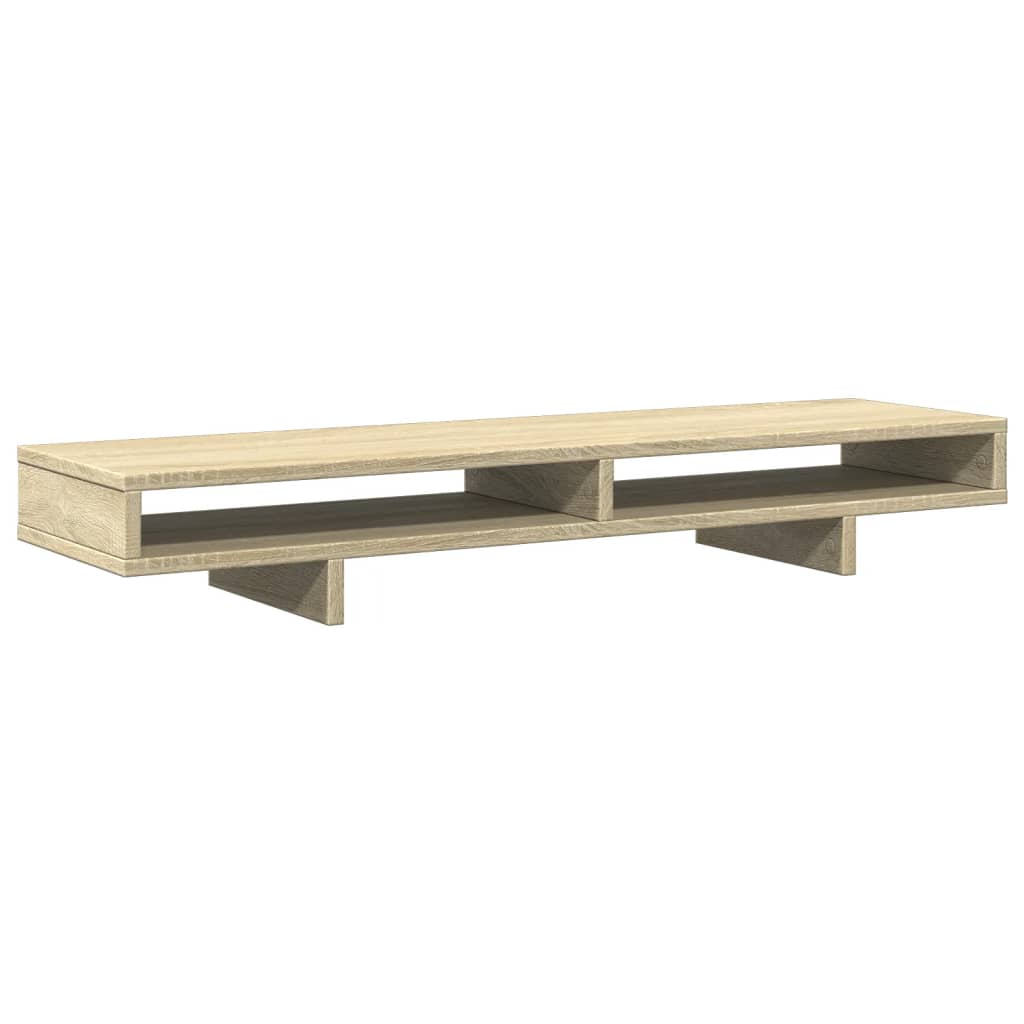 Vidaxxl support pour écran 100x27x15 cm en dérivé du bois couleur chêne sonoma