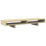Vidaxxl support pour écran 100x27x15 cm en dérivé du bois couleur chêne sonoma