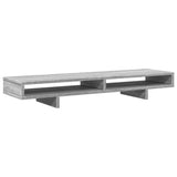 Vidaxxl support pour écran 100x27x15 cm bois d'ingénierie chêne sonoma gris