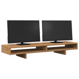 VidaXL Support pour moniteur 100x27x15 cm bois travaillé, chêne artisanal