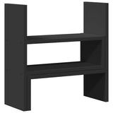 Vidaxx organisateur de bureau 40x17x41 cm bois fini noir