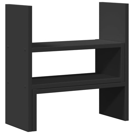 Vidaxx organisateur de bureau 40x17x41 cm bois fini noir