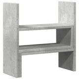 Vidaxx organiseur de bureau 40x17x41 cm bois d'ingénierie gris béton