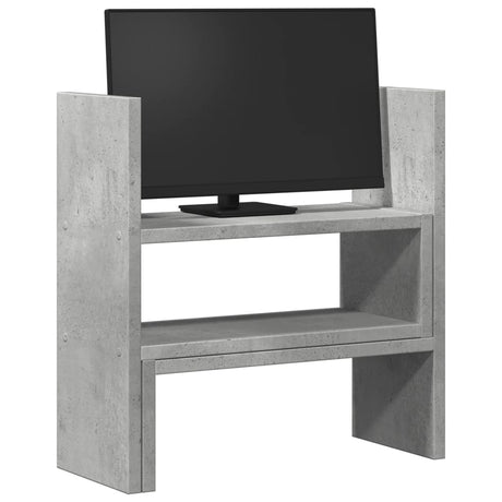 Vidaxx organiseur de bureau 40x17x41 cm bois d'ingénierie gris béton