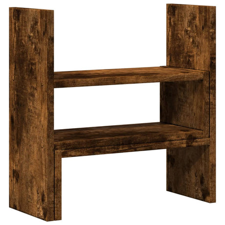 Vidaxx organisateur de bureau 40x17x41 cm bois traité, couleur chêne fumé