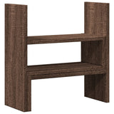 Vidaxx organisateur de bureau 40x17x41 cm bois fini chêne brun