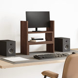 Vidaxx organisateur de bureau 40x17x41 cm bois fini chêne brun
