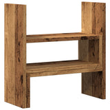 Vidaxx organiseur de bureau 40x17x41 cm bois fini, couleur bois ancien