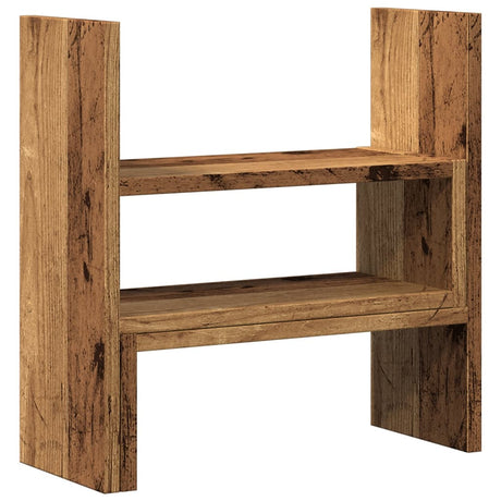 Vidaxx organiseur de bureau 40x17x41 cm bois fini, couleur bois ancien
