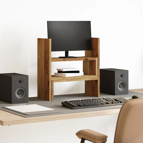 Vidaxx organiseur de bureau 40x17x41 cm bois fini, couleur bois ancien
