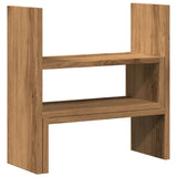 Vidaxx organiseur de bureau 40x17x41 cm en bois de chêne artisanal