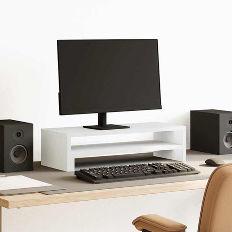 Vidaxx support pour moniteur 54x22x15 cm bois d'ingénierie blanc
