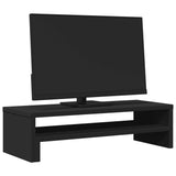 Vidaxl Monitor Standard 54x22x15 cm Bois transformé en noir