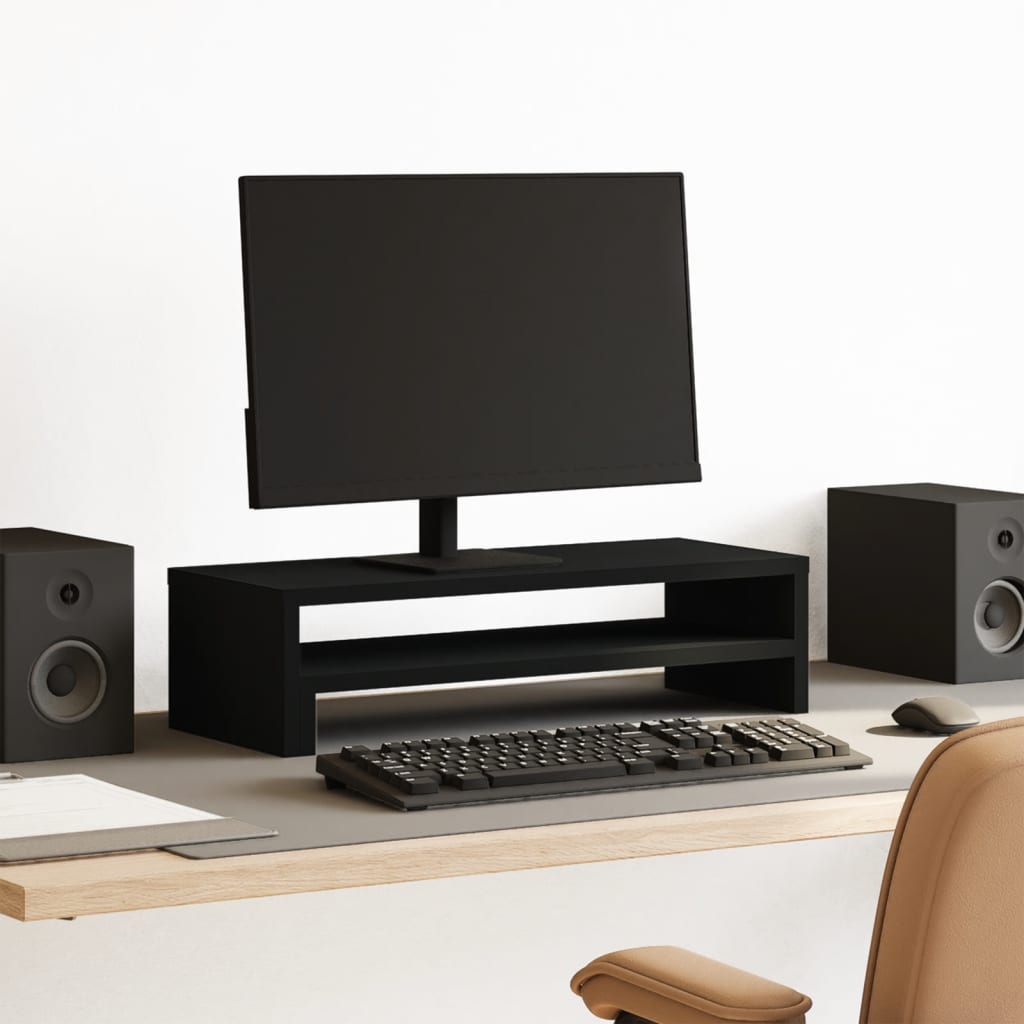 Vidaxx support pour moniteur 54x22x15 cm bois fini noir