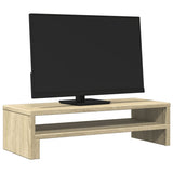 Vidaxxl support pour écran 54x22x15 cm en dérivé du bois couleur chêne sonoma