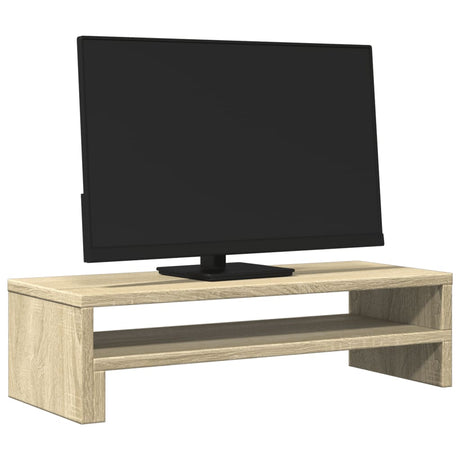 Vidaxxl support pour écran 54x22x15 cm en dérivé du bois couleur chêne sonoma