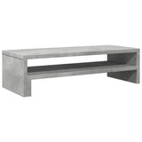 Vidaxxl support pour écran 54x22x15 cm bois d'ingénierie béton gris