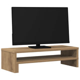 VidaXL Support pour moniteur 54x22x15 cm bois travaillé, couleur chêne artisanal