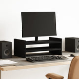 Vidaxx support pour moniteur 50x27x10 cm bois fini noir
