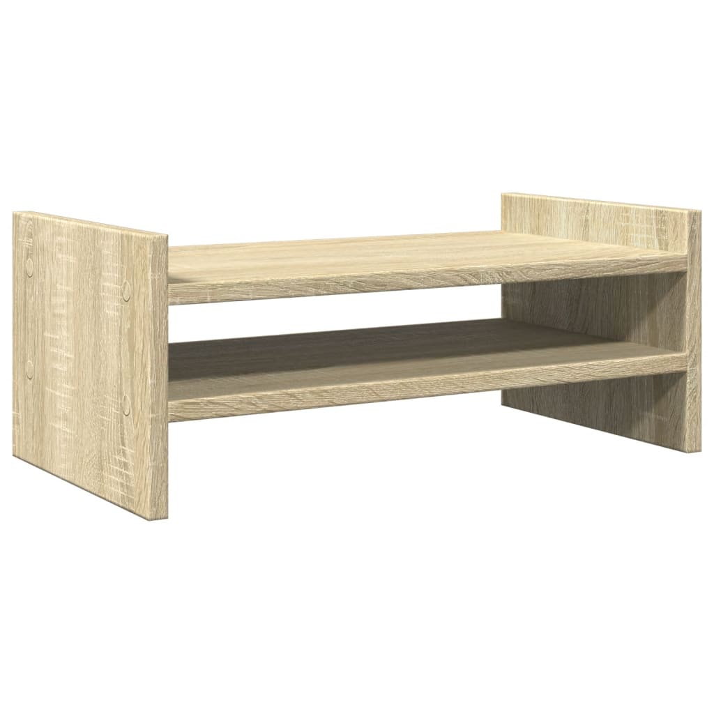 Vidaxxl support pour écran 50x27x20 cm en dérivé du bois couleur chêne sonoma