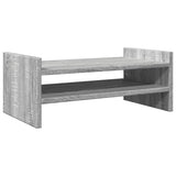 Vidaxxl support pour écran 50x27x20 cm bois d'ingénierie chêne sonoma gris